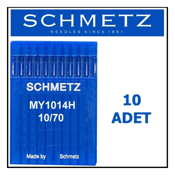 FDM Schmetz MY1014H Lok Makinesi İğnesi 10/70 Numara