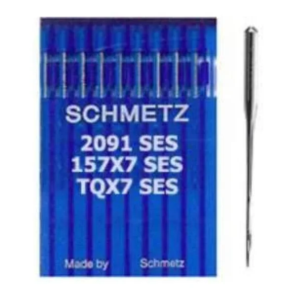 Fdm Schmetz Tqx7 Uzun Düğme Makinesi İğnesi 10/70 Numara - Görsel 2
