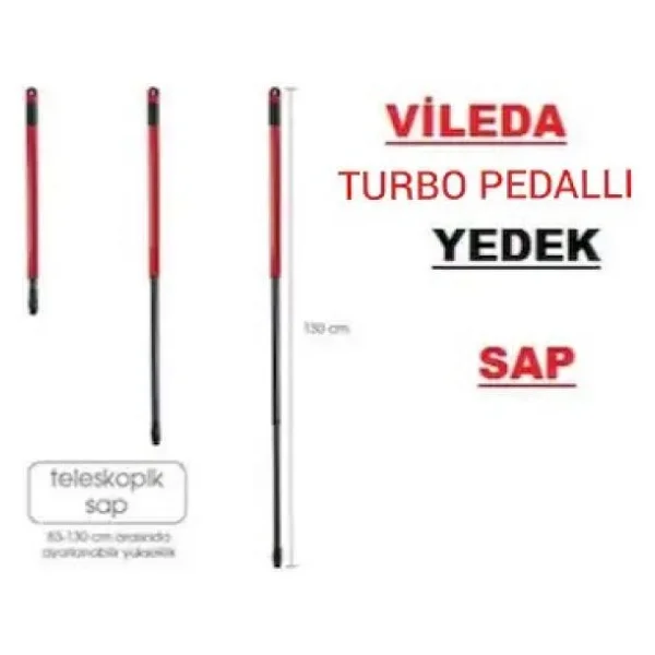 Vileda Turbo Ve Ultramat Temizlik Setine Uyumlu Yedek Sap Sopa - Görsel 4