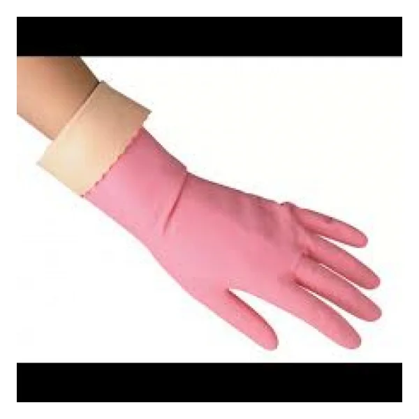 Vileda Sensitive Candy Pink Büyük Boy Temizlik Eldiveni - Görsel 5