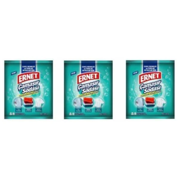Ernet 500 Gr 3'lü Paket Çamaşır Sodası - Görsel 3