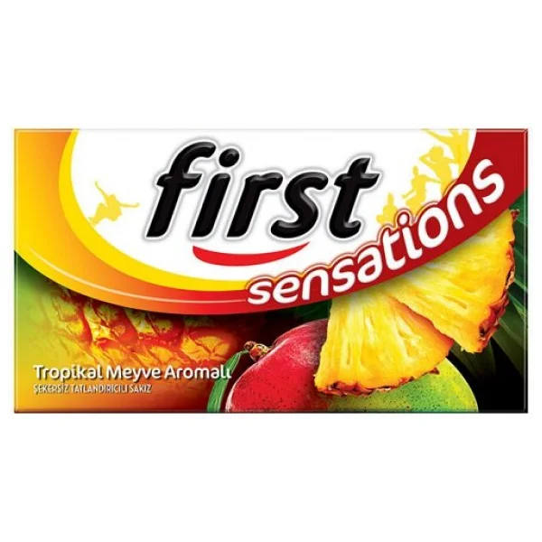First Sensations Tropikal Meyve Aromalı 27 Gr Sakız - Görsel 3