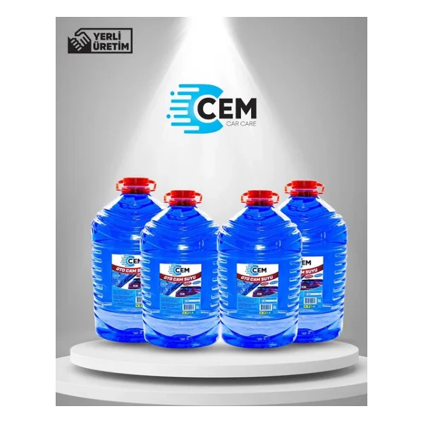Cem -20 Derece 5 Lt 4 Adet Antifrizli Oto Cam Suyu - Görsel 4