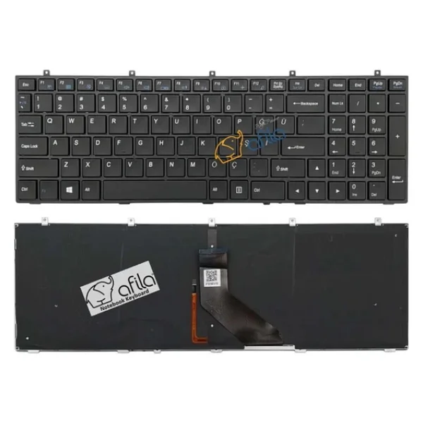 Monster Abra A5 V1.1, A5 V1.2, A5 V1.3 Klavyesi Siyah Tr İsikli - Görsel 4