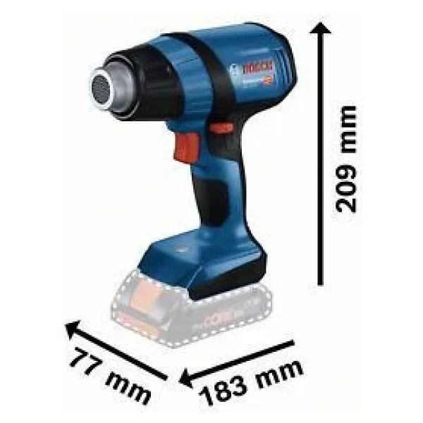 Bosch Ghg 18v-50 Aküsüz Sıcak Hava Tabancası - Görsel 8