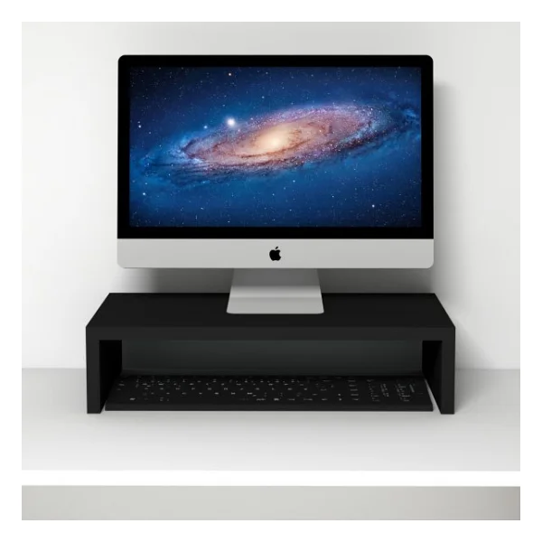 Emkawood Marry50 Siyah Monitör Yükseltici Laptop Standı - Görsel 3