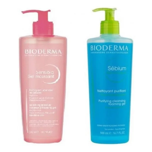 Bioderma Sensibio Foaming Gel 500 Ml + Sebium Foaming Gel 500 Ml - Görsel 4