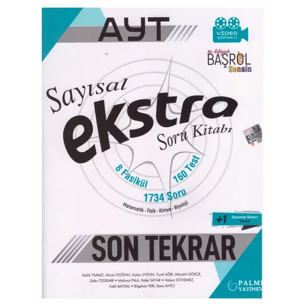 Palme Yayınevi Ayt Sayısal Ekstra Soru Kitabı Son Tekrar - Görsel 2