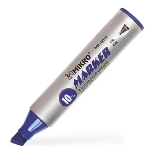 Mikro Mr-6010 Mavi 10 Mm Jumbo Marker Kalem - Görsel 7