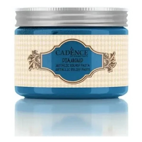 Cadence Diamond Rolyef Pasta 150ml 1844 Turkuaz - Görsel 3