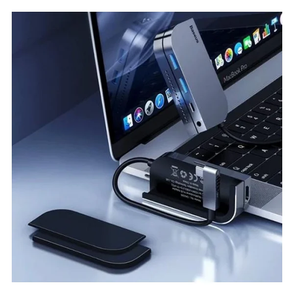 Baseus Cahub-Cwj0g Laptop Docking Station - Görsel 5