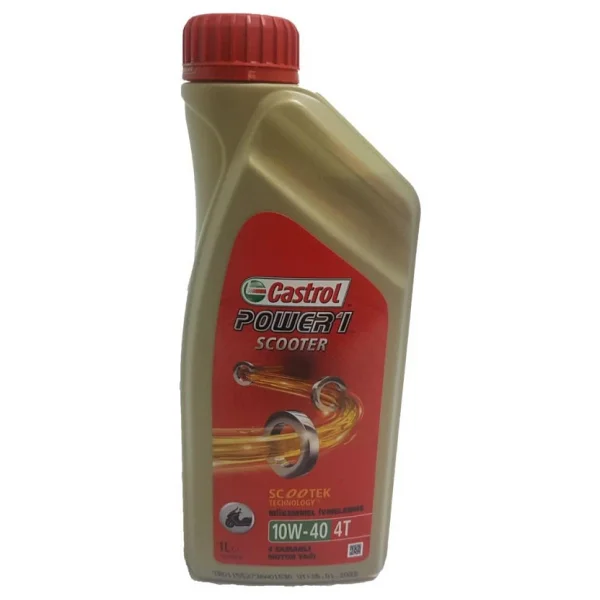 Castrol Power 1 Scooter 10w/40 4t 1 Lt Motosiklet Yağı - Görsel 6