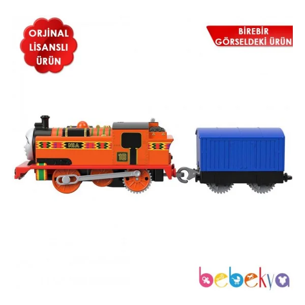 Orjinal Fisher Price Thomas Ve Arkadaslari Motorlu Buyuk Trenler Nıa Thomas & Friends Trackmaster Motorlu Tren - Görsel 4