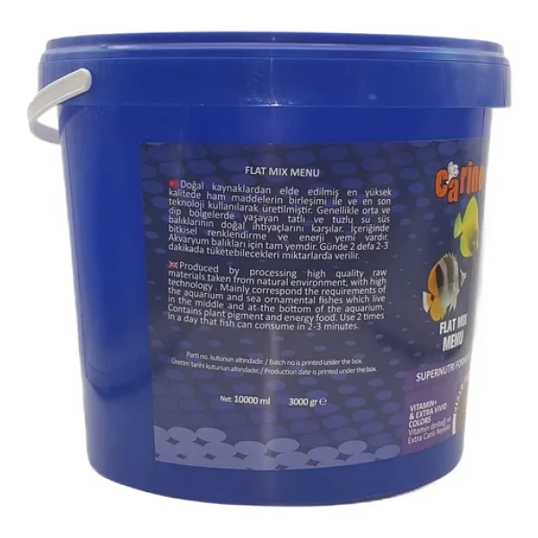 Carino Granulat 3 Kg / 10 Lt Balık Yemi - Görsel 2