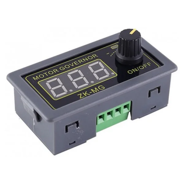 Zk-Mg 30v 5a Dc Motor Sürücü Pwm Hız Kontrol Panel Tip Kutu %0-100 Hız Ayarı Soft Start LED Şerit - Görsel 3