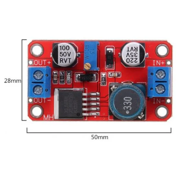 Xl6019 5a Dc-Dc Ayarlanabilir Voltaj Yükseltici Güç Kaynağı Modül - Görsel 7