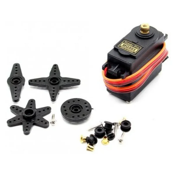Mg995 Tower Pro Metal Dişli Servo Motor -- Rc Araba Robot - Görsel 5