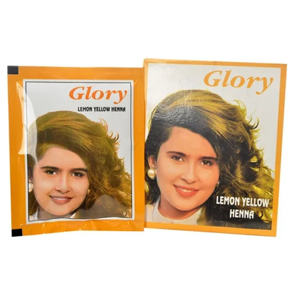 Glory Limon Sarı Hint Kınası (Lemon Yellow Henna) 10 Gr Paket - Görsel 6