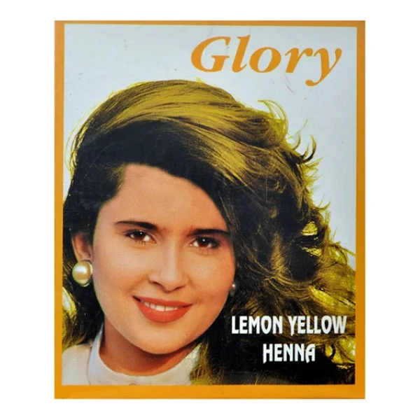 Glory Limon Sarı Hint Kınası (Lemon Yellow Henna) 10 Gr Paket - Görsel 5