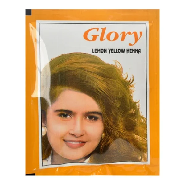 Glory Limon Sarı Hint Kınası (Lemon Yellow Henna) 10 Gr Paket - Görsel 7