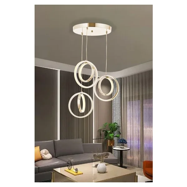 Eray Aydınlatma 1909-3 Sr Sarı LED Avize - Görsel 5