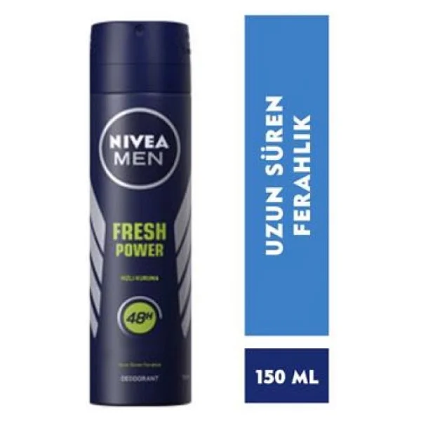 Nivea Men Fresh Power 150 Ml Erkek Deodorant - Görsel 6