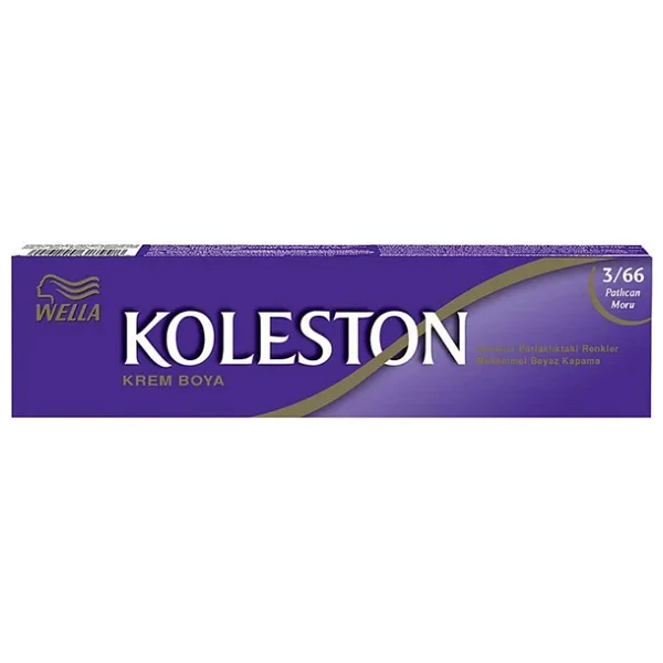 Koleston Single 3.66 Patlıcan Moru Saç Boyası - Görsel 4
