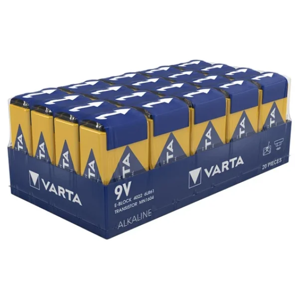 Varta 9v Industrial Pro Alkalin Pil 6lr61 - Görsel 9