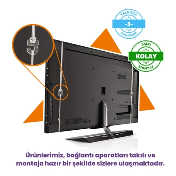 Bestoclass Vestel 55ub9650 TV Ekran Koruyucu Düz ( Flat) Ekran - Görsel 5