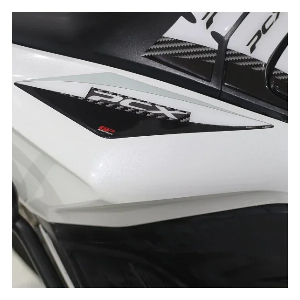 Gp Kompozit Honda Pcx 125 / 150 2018-2020 Uyumlu Yan Pad Beyaz - Görsel 4