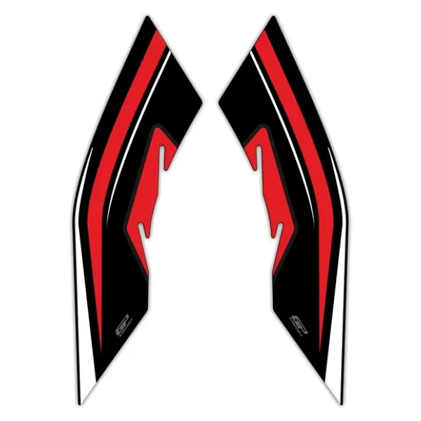 Gp Kompozit Honda Pcx 125 2021-2024 Uyumlu Yan Ayak Pad Kırmızı - Görsel 2