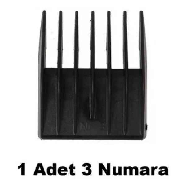 Moser 1400 Makine Tarağı 4lü Set (1-2-3-4 Numara) - Görsel 7