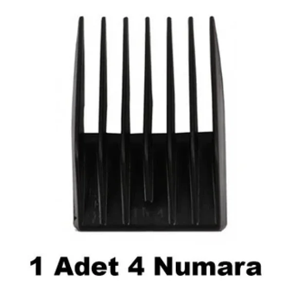 Moser 1400 Makine Tarağı 4lü Set (1-2-3-4 Numara) - Görsel 6