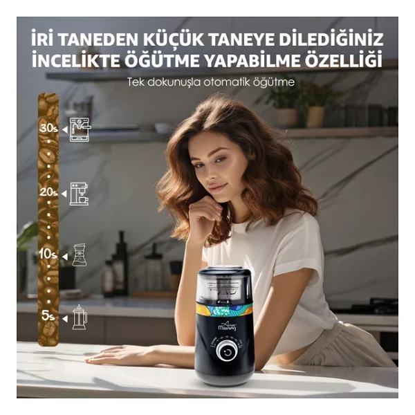 Any Morning Sh21638b Kahve Öğütücü - Görsel 9