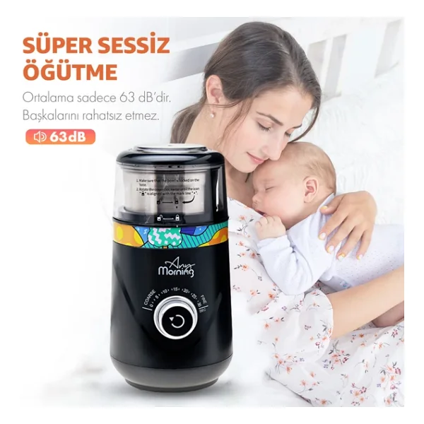 Any Morning Sh21638b Kahve Öğütücü - Görsel 8