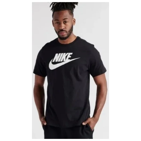 Nike Sportswear AR5004-010 Siyah Kısa Kollu Bisiklet Yaka Erkek Tişört - Görsel 5
