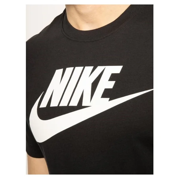 Nike Sportswear AR5004-010 Siyah Kısa Kollu Bisiklet Yaka Erkek Tişört - Görsel 7