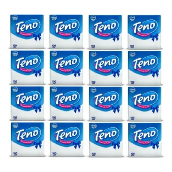 Teno 100 Adet 16'lı Paket Kağıt Peçete - Görsel 3