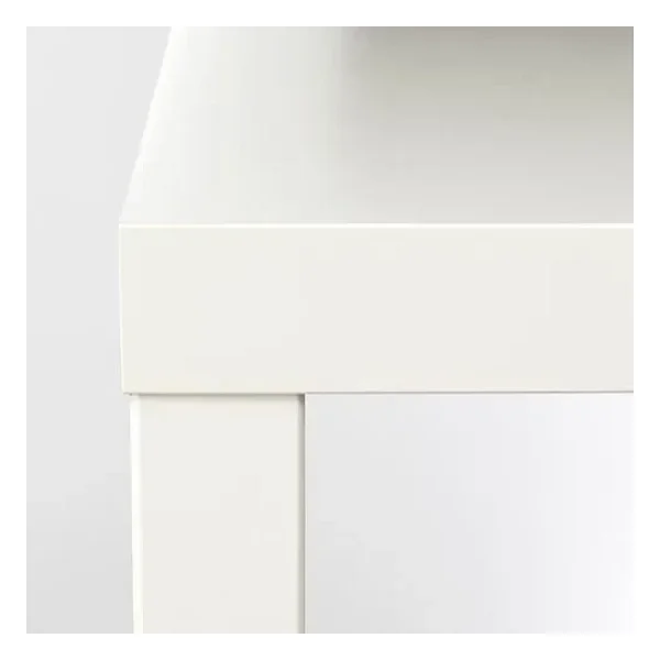 Ikea Lack Mini Yan Sehpa Masa Parlak Cila Beyaz 35x35cm - Görsel 6