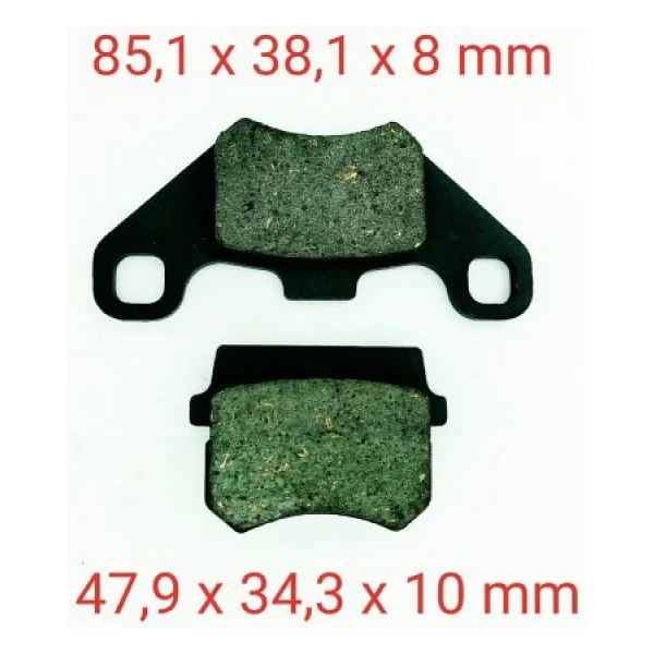 Mondial Eagle 50 Ön Fren Disk Balatası FA416 - Görsel 3