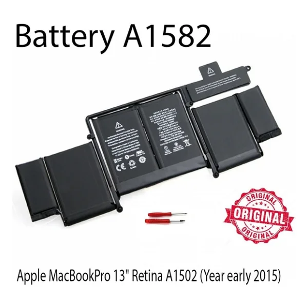 Apple MacBook Pro A1582 , A1502, A1493, 020-8148 Batarya Pil - Görsel 2