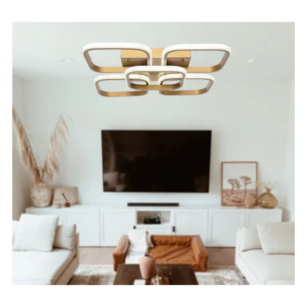 Tt Aydınlatma Tt302-Esk Eskitme Plafonyer LED Avize - Görsel 4