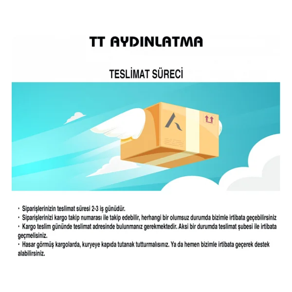 Tt Aydınlatma Tt302-Esk Eskitme Plafonyer LED Avize - Görsel 8