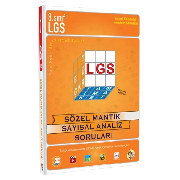 Tonguç Akademi 8. Sınıf Lgs Sözel Mantık Sayısal Analiz Soruları - Görsel 6