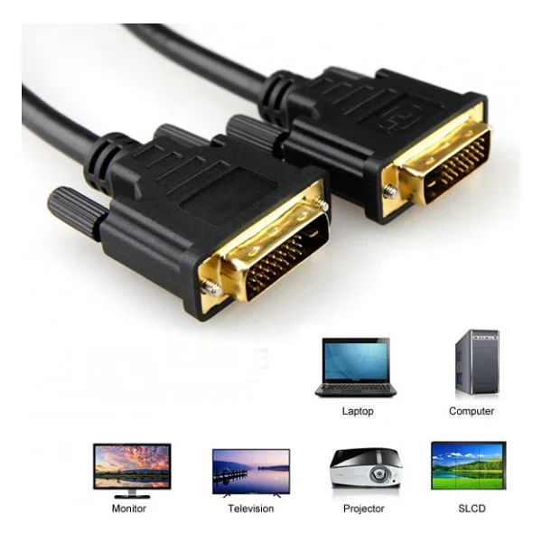 Dvi To Dvi Kablo 24+1 Dvi Kablosu 1.8m - Görsel 2