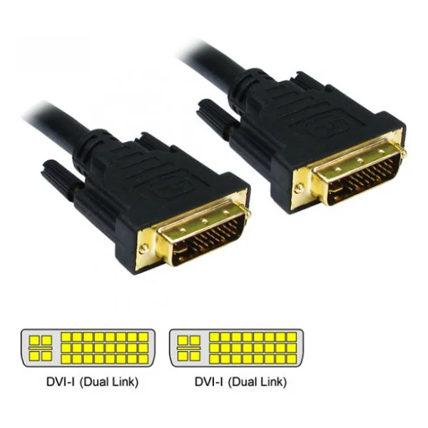 Dvi To Dvi Kablo Çift Filtreli Dvı-I Dual Link 24+5 - 1.8 Metre - Görsel 3