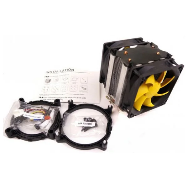 İntel 775 1155 1156 CPU İşlemci Fanı 940 Pin Am2 Am3 PC Cooler - Görsel 8