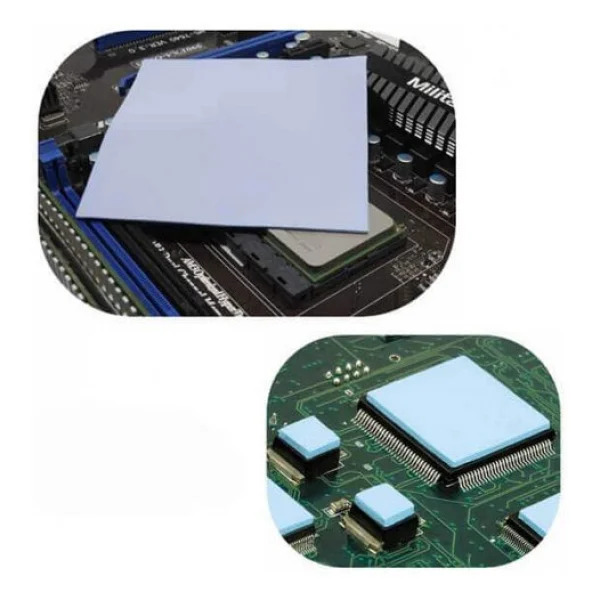 0.5mm Chipset Soğutucu Termal Pad Ped Gri 0.5mm X 100 X 100mm - Görsel 4