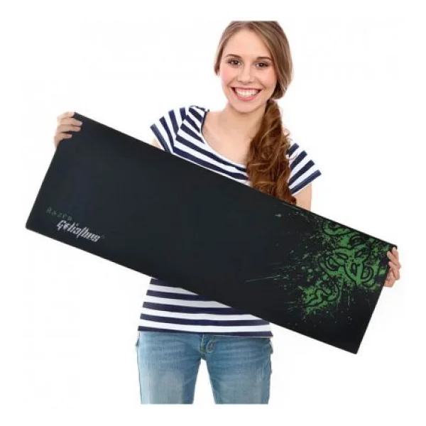 Razer Goliathus Oyuncu Mouse Pad 90 x 30 CM - XXL Büyük Boy Kaymaz Taban Su Tutmaz - Görsel 3