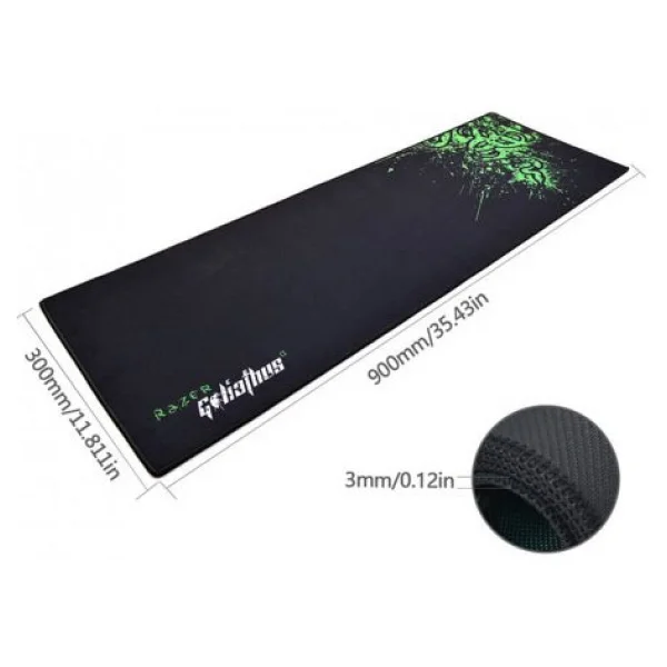 Razer Goliathus Oyuncu Mouse Pad 90 x 30 CM - XXL Büyük Boy Kaymaz Taban Su Tutmaz - Görsel 5
